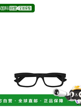GUCCI 男士眼镜 GG1717O001 AW2024 黑色 古驰几何框平光镜