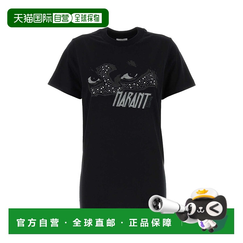 1h可退 ISABEL MARANT 女士T恤 TS0147FAC3N10E01BK AW2025