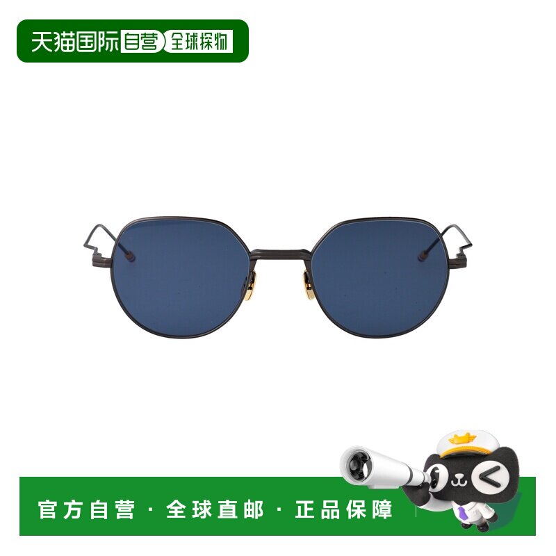 1h可退 潮奢 Thom Browne 汤姆 布朗 男士 IRON / 黑色18K金碟形