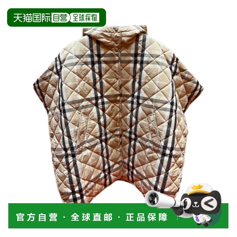 BURBERRY 女士西服 81161161 AW2025 花色 绗缝连帽斗篷披风,女装/女士精品,西装,淘宝优惠券,粉丝福利购,淘宝优惠卷