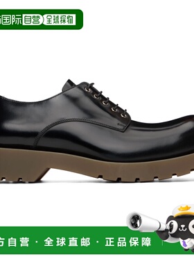 1h可退 潮奢 Jil Sander 吉尔 桑达 男士 黑色系带德比鞋 J32WQ00