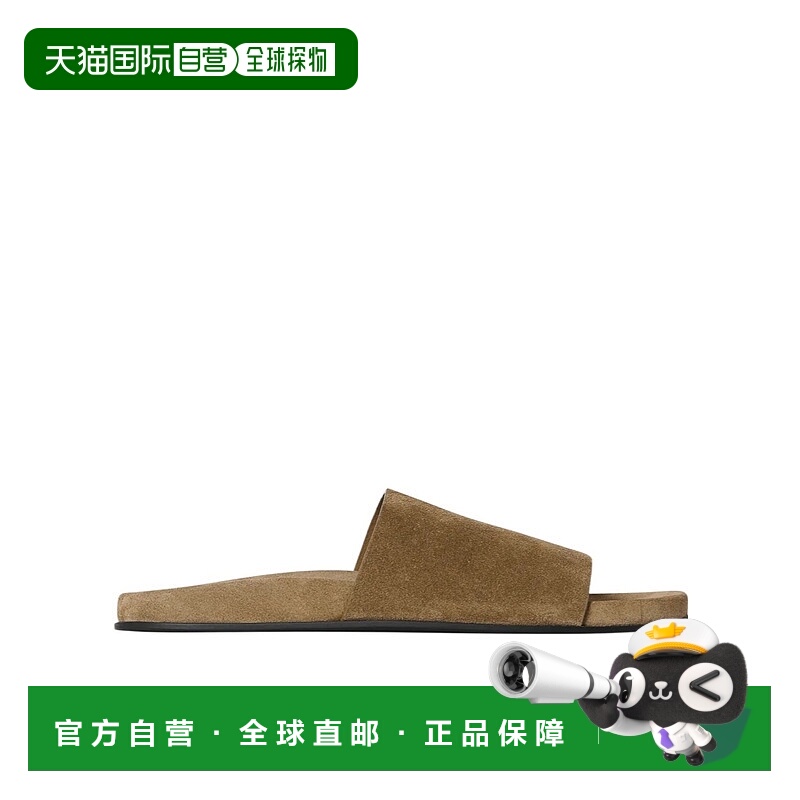 1h可退 THE ROW 女士凉鞋 F1660L302MTR SS2025 棕色 露趾拖鞋