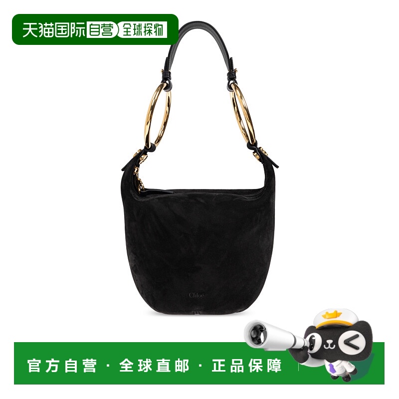 1h可退 CHLOÉ 女士斜挎包 CHC25SS618O84001 SS2025 黑色 Shoulde