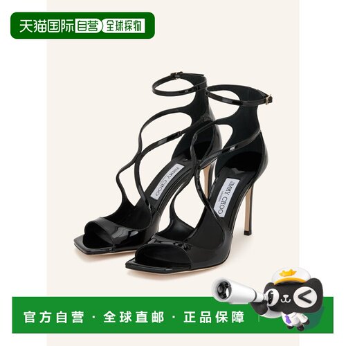 JIMMY CHOO 女士高跟鞋 100291724013000 CO 黑色 Patent sandals