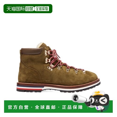 1h可退 奢淘 Moncler Blanche 羊毛衬里绒面革踝靴 女 20076-00 0