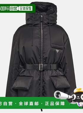 1h可退 潮奢 Prada 普拉达 女士 Re-Nylon 华达呢羽绒夹克