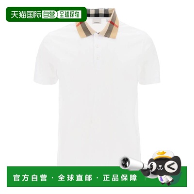 BURBERRY 男士POLO衫 8071621A1464 SS2025博柏利 白色