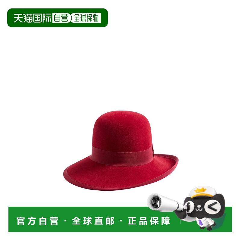 1h可退 VALENTINO 女士帽子 WHE00FPMUBPY AW2025 红色 Vlogo帽子