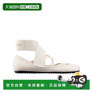 AW2025 白色 SHADE DIOR 女鞋 KCF011LABS03W 芭蕾舞鞋 女士休闲鞋