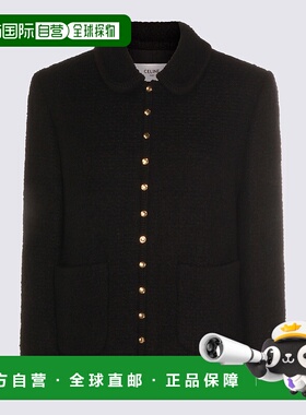 CELINE 女士外套 RV0VV593V38NO AW2025 黑色 羊毛羊绒长袖夹克