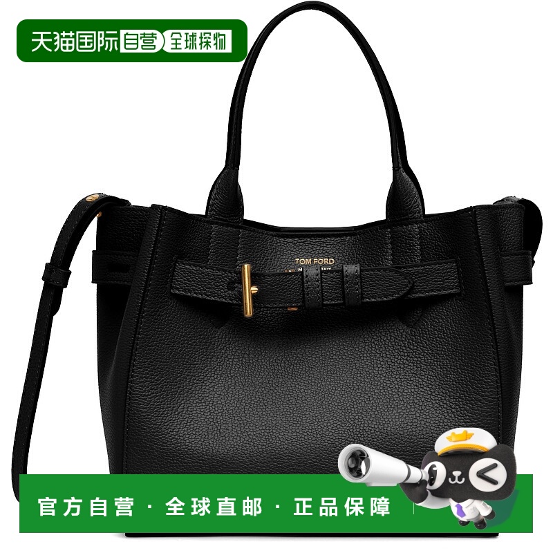 1h可退 潮奢 Tom Ford 汤姆 福特 女士 黑色小号 Grain Leather A