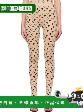 1h可退 潮奢 Marine Serre 女士 驼色 Recycled Moon Jersey Stir