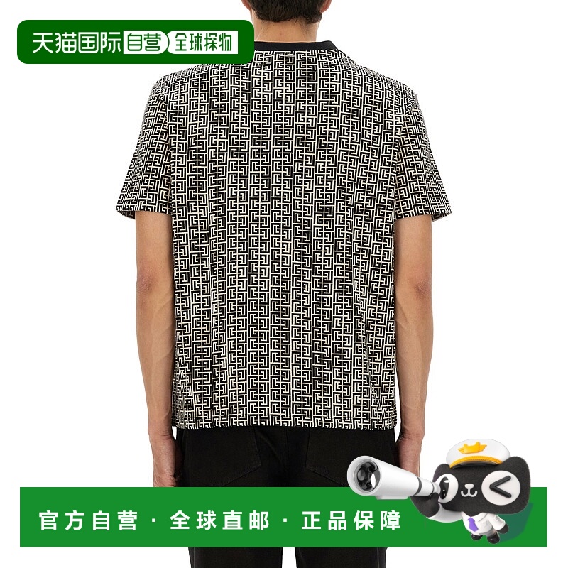 1h可退 BALMAIN 男士T恤 FH1EG000BC90GFE AW2025 花色 T-Shirt