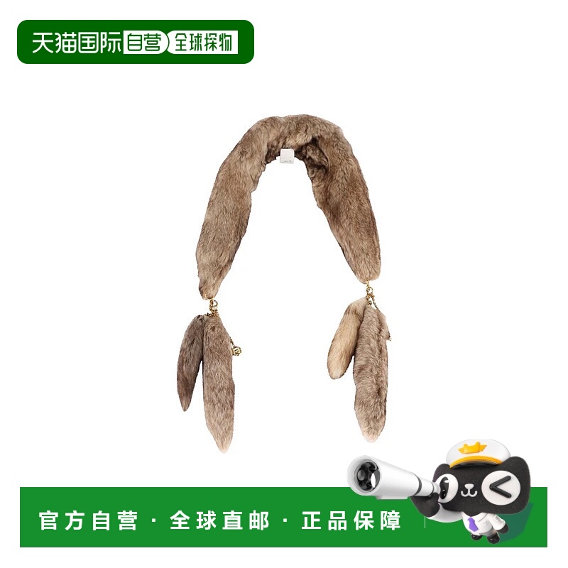 1h可退 CHLOÉ 女士围巾 CH25WTS01LSB9DLAI25 AW2025 银色