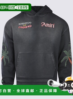 1h可退 AMIRI 男士卫衣 AMJYHD1122BLACK AW2025 黑色