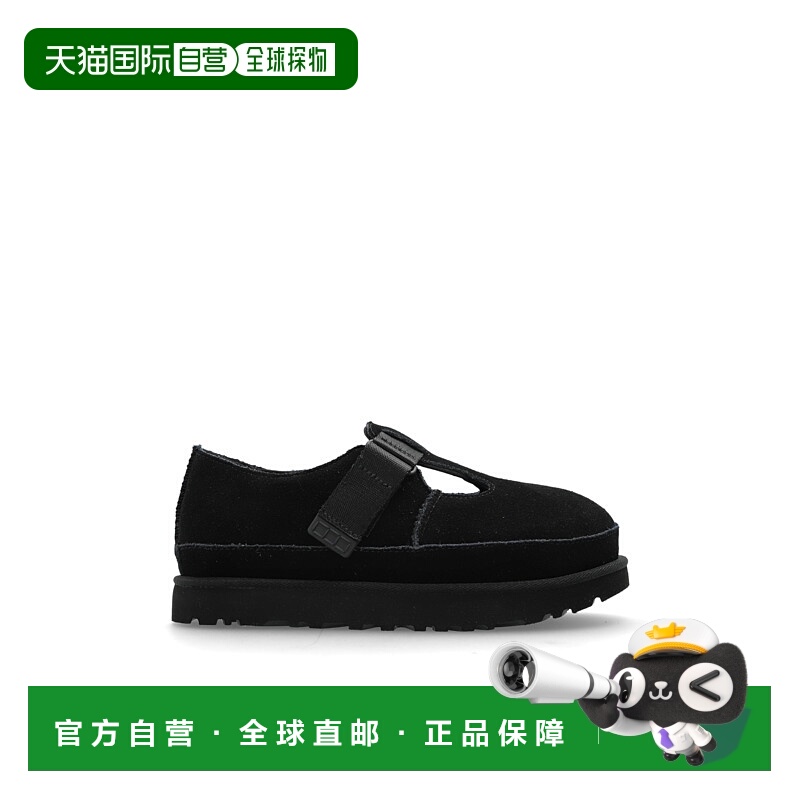 1h可退 UGG 女士芭蕾乐福鞋 11715060BLK AW2025 黑色 Suede shoe