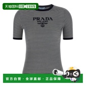 PRADA 蓝色 SS2026 女士T恤 P24T1FSWMO19BVF022X