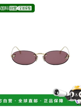 FENDI 女士眼镜 FE4075US30Y SS2025 1DXA4I10A 太阳镜银色