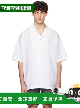 1h可退 潮奢 Moschino 莫斯奇诺 男士 白色 Laurel Crown Emblem