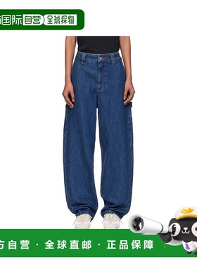 A.P.C. 男士牛仔裤 COHJKM08500IAL AW2025 蓝色 腰带环牛仔裤