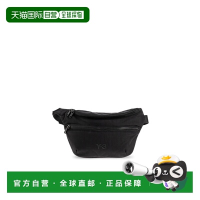 Y-3 男士腰包 JW62210BLACK SS2026 黑色 Dog Belt Bag ‘Fanny P