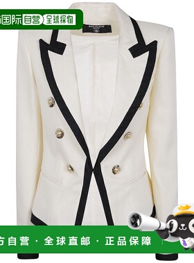 BALMAIN 女士外套 FF1SE165VI29 AW2025 浅棕色 Balmain One Butt