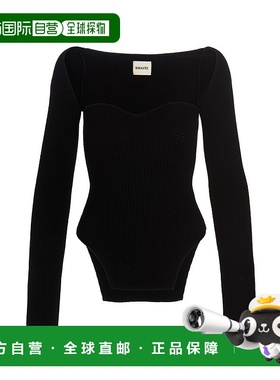 1h可退 潮奢 KHAITE 女士 Maddy紧胸罗纹套衫 8310400针织衫