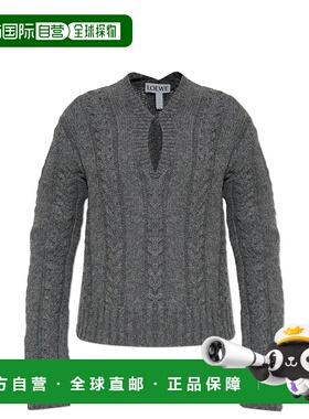 LOEWE 女士针织衫 S540Y14KGU0GREY AW2025 灰色 Wool sweater
