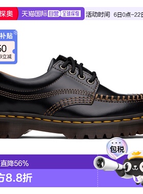 1h可退 潮奢 Dr. Martens 马丁大夫 女士 黑色 Lowell Leather Mo