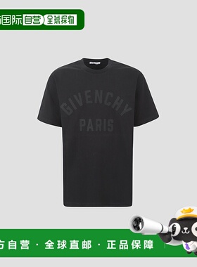 GIVENCHY 男士T恤 BM71NK3YRS001 AW2025 黑色 T-Shirt