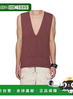 RICK OWENS 男士T恤 RR02E1683KWVH13 AW2025 红色