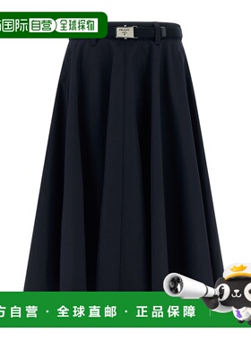 1h可退 潮奢 Prada 普拉达 女士 Wheel 半身裙 P128IHSOOO187P