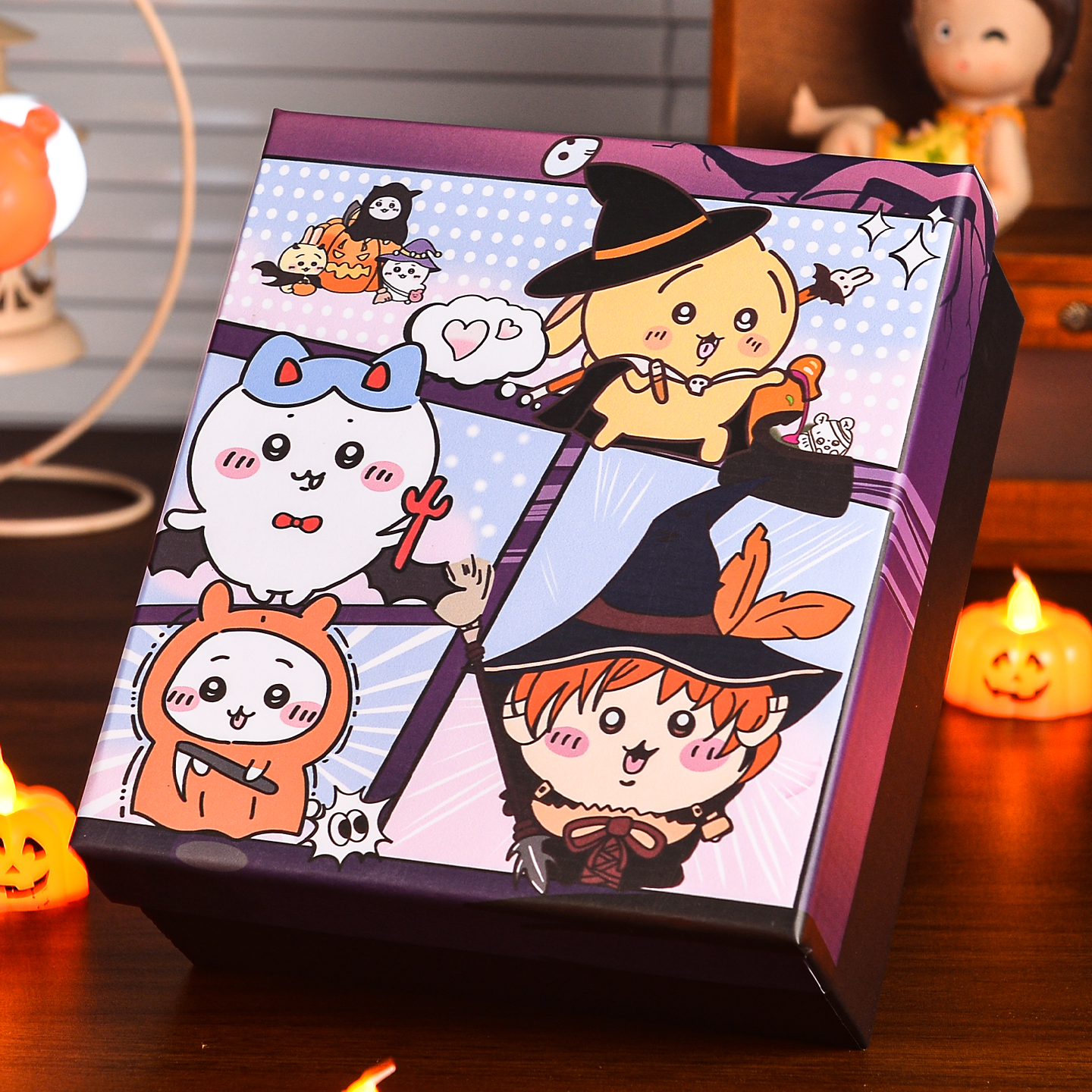 圣诞节乌萨奇礼盒盲盒糖果盒南瓜小礼物盒包装盒子零食礼品盒空盒