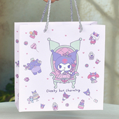 可爱库洛米生日快乐卡通礼品礼物袋便携手提袋学生大容量购物袋子