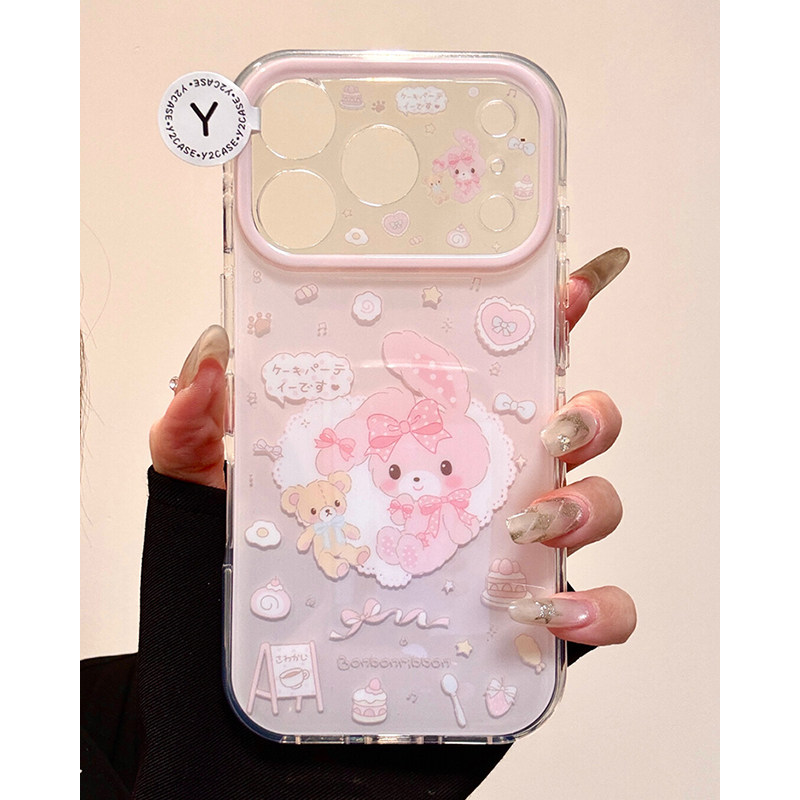 欧略 可爱卡通甜品兔子小熊适用苹果17promax手机壳15新款iPhone16高级感15pro防摔保护套17pro超好看女款,3C数码配件,手机保护套/壳,淘宝优惠券,粉丝福利购,淘宝优惠卷