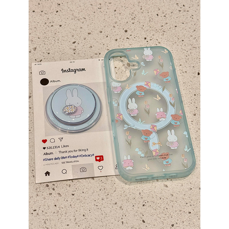 适用苹果亚克力卡通防摔