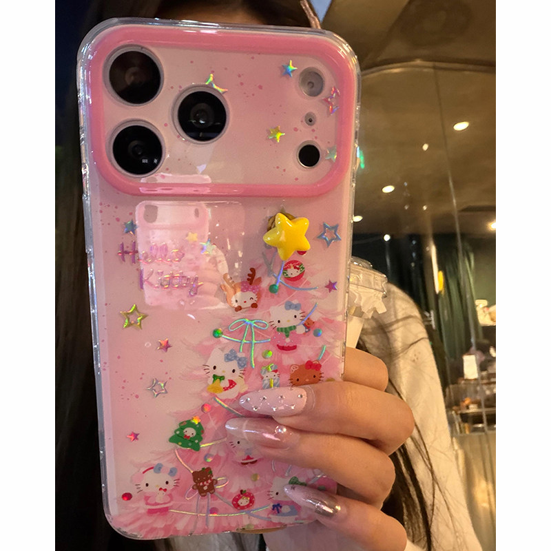 欧略 甜酷可爱鎏金圣诞树星星猫咪适用苹果17promax手机壳15新款iPhone16超好看14创意13防摔保护套17pro女款,3C数码配件,手机保护套/壳,淘宝优惠券,粉丝福利购,淘宝优惠卷