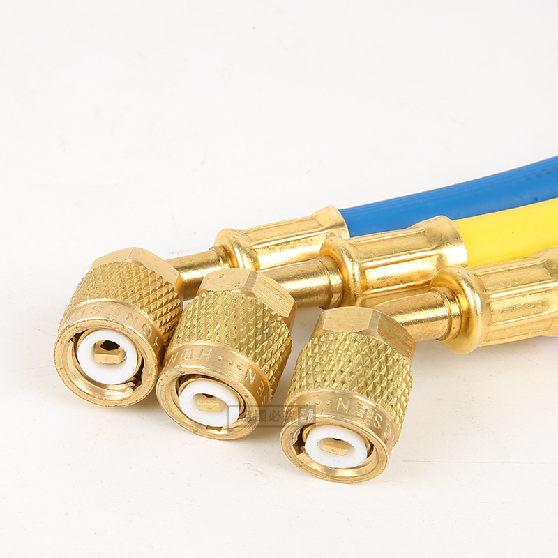 包邮鸿森冷媒加氟双表空调压力表雪种加氟工具套装汽车空调加氟表