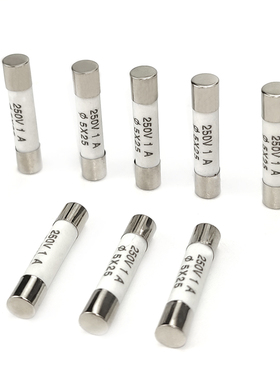 陶瓷保险丝管RO55熔断器R055熔芯5*25MM1A 2A 3A 4A 5A 6A 8A 10A
