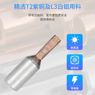 铜铝插针电表箱GTLA-16 25 35 50MM平方铜铝过渡插针接线端子