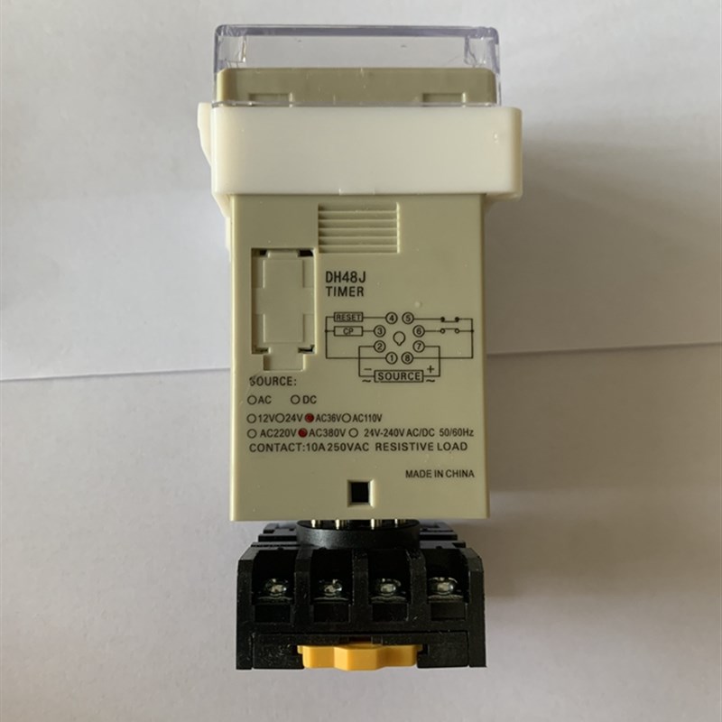 DH48J-8预置式数显电子计数器继电器8脚触点计数带输出控制220V24