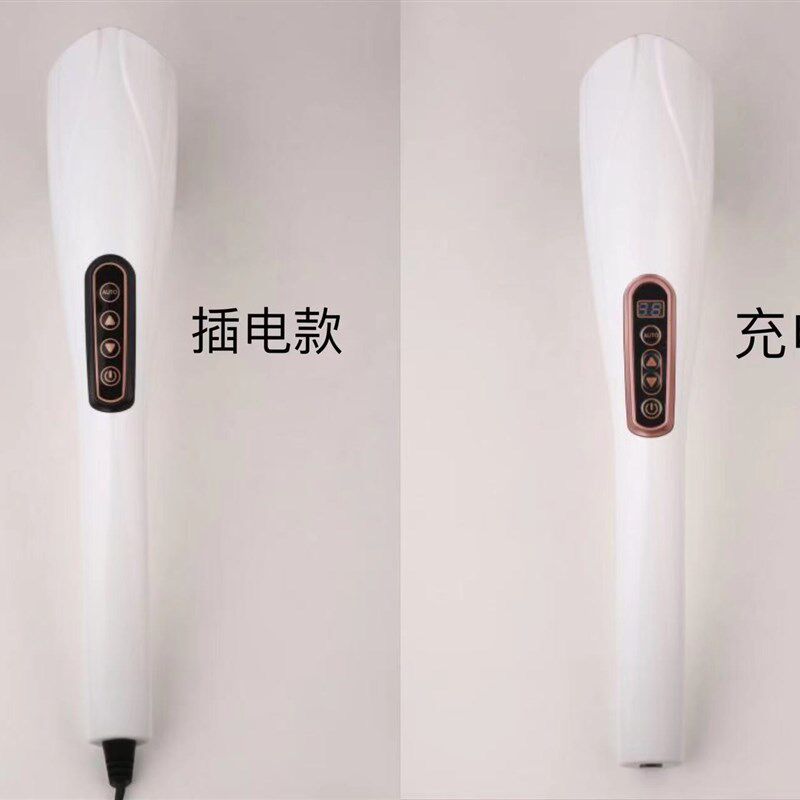手持式电动按摩锤大功率高频振动全身按摩器肌肉海豚按摩棒