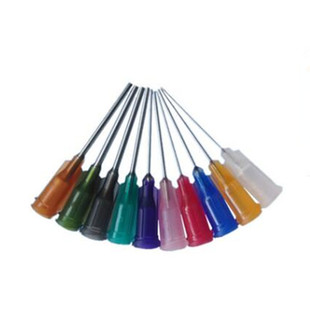 点胶机针头点胶针头针嘴针咀打胶针头塑座螺口一英寸针头针长25MM