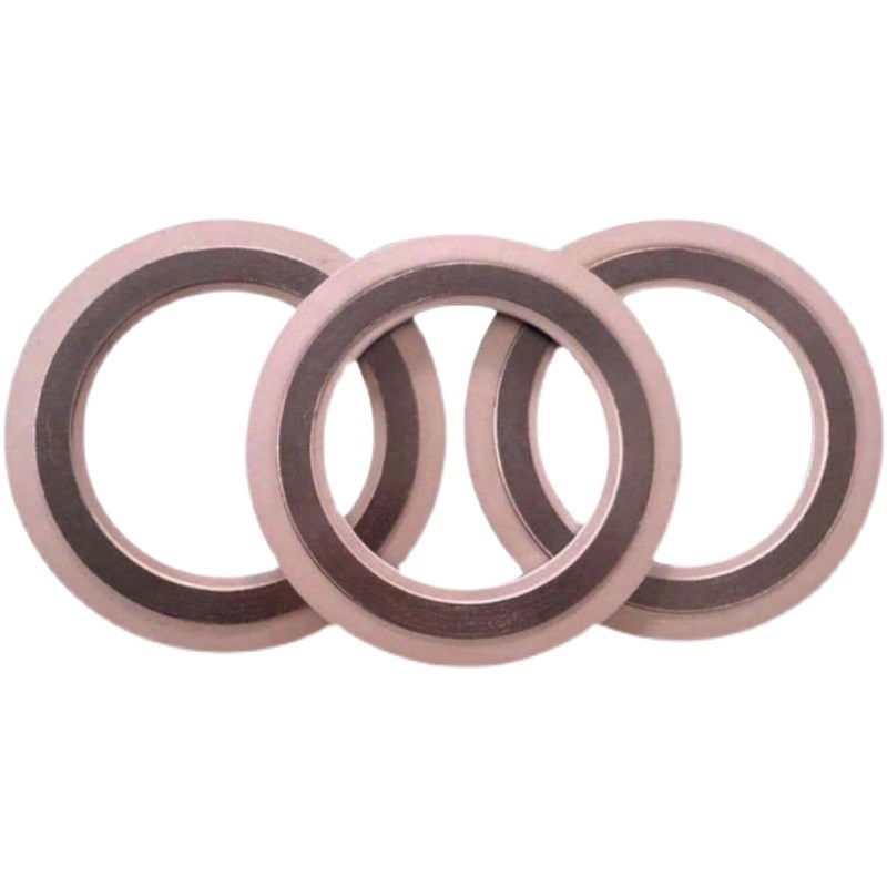 金属缠绕垫片不锈钢内外增强型石墨金属缠绕垫 304 316异形垫片