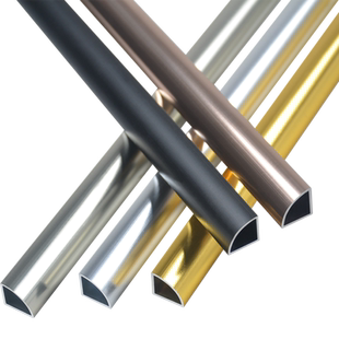 铝合金阳角线收边条直角圆弧瓷砖弧形装饰收口半圆包边圆角窄边