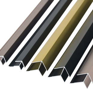 铝合金护墙板收边条尖阳角装饰线条直角9mm12 18厘收口金属压条