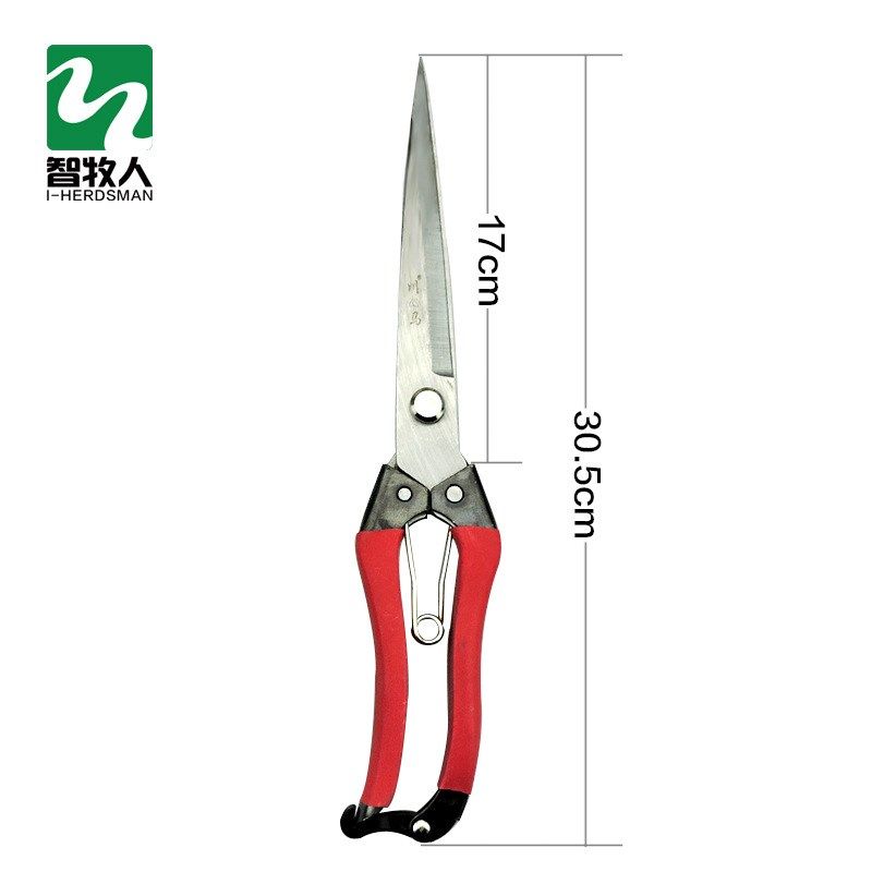 手动羊毛剪刀 牛马m鬃剪兔羊毛剪 宠物剪马羊毛剪弹簧剪刀皮革剪