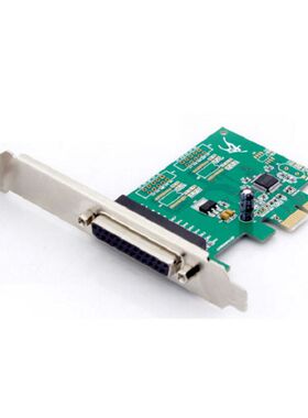 军工级PCIe并口卡 pci-e转并口卡LPT工业 25针l打印机接口 扩展卡