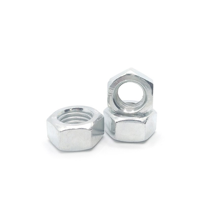 厂价销售 镀锌六角螺母4.8级螺母六角螺帽 GB52M3M4M5M6UM8M10-M2