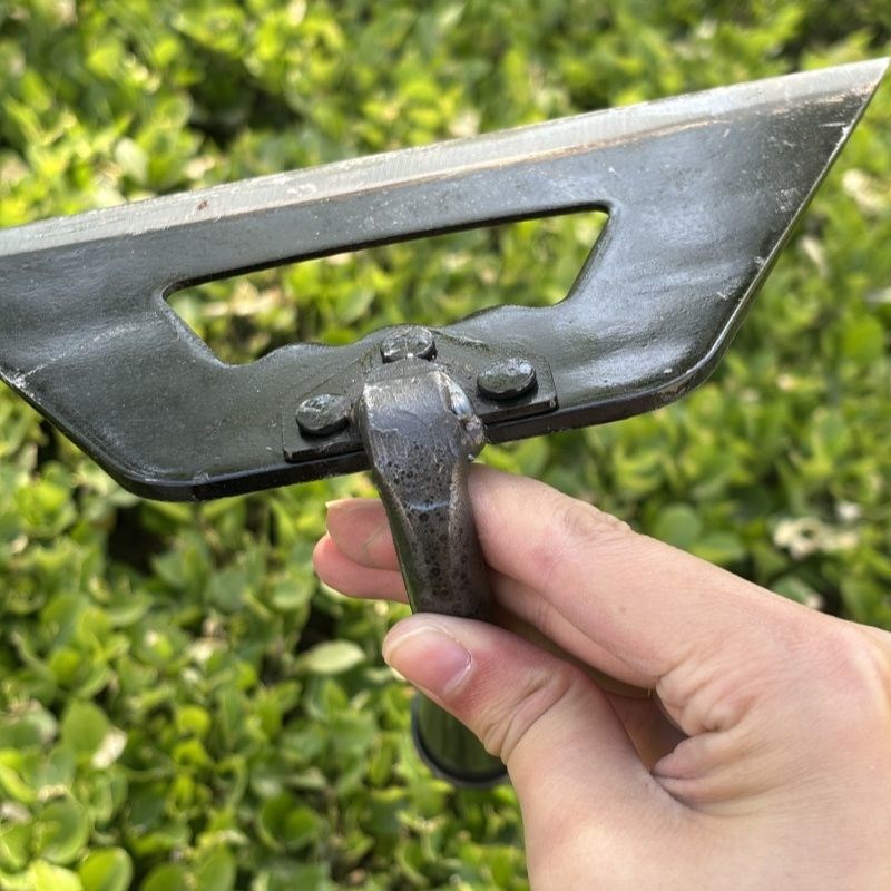 锄草锄头加宽镂空锄头锰钢空心除草工具人工除草器长X柄农用加厚